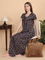 Sweet Dreams Women Printed Night Dress