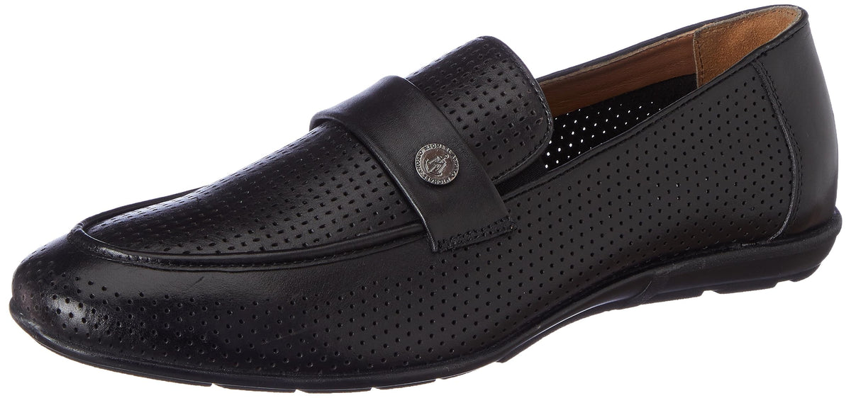 Michael Angelo Mens Costa 8201 Black Leather Derby Shoes 6UK 6