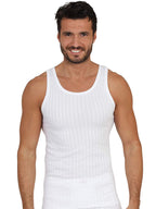MaRe Luxury Italian Underwear 100% Mako Cotton Men's Sleeveless Muscle Tank Top Made in Italy