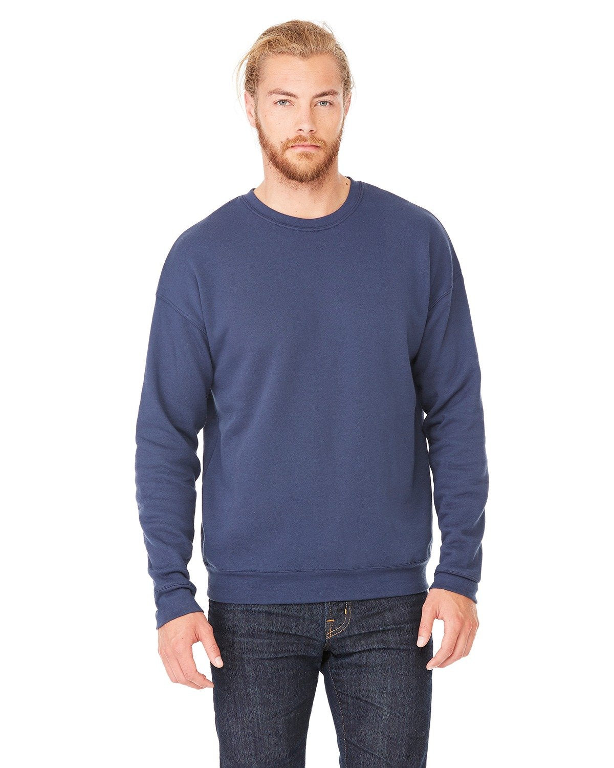 Unisex Drop Shoulder Fleece - WHITE - XS(D0102H7W9J6)