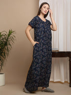 Sweet Dreams Women'S Rayon Blend Night Dress Maxi Ff-2609Gx