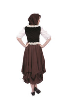 RG Costumes Women's Deluxe Renaissance Peasant, Black/White/Brown/Cream, Small