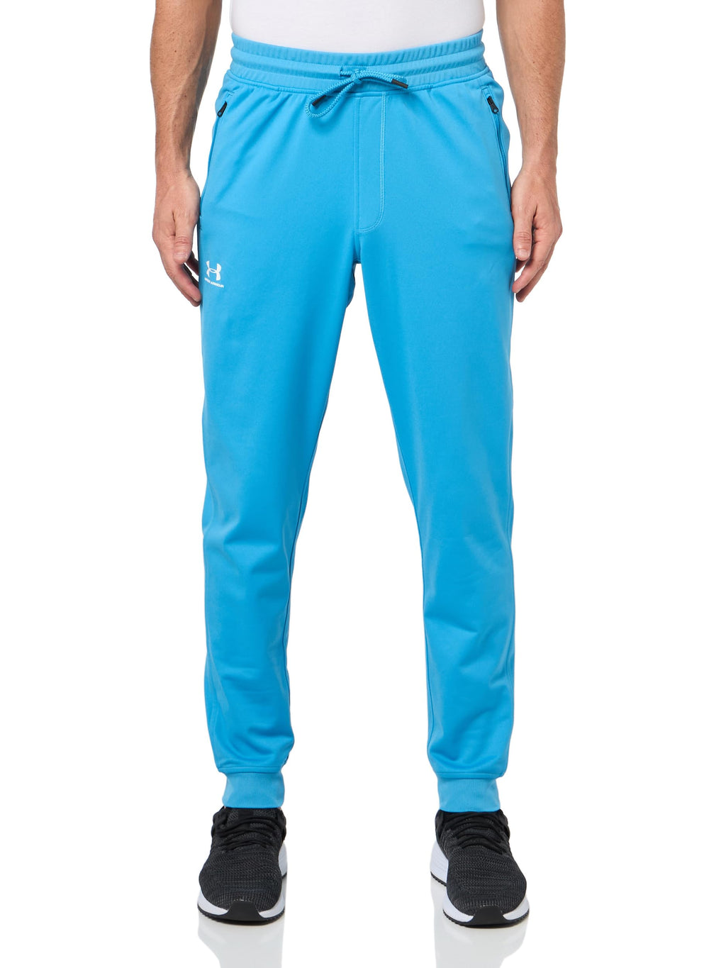 Under Armour Men's Sportstyle Tricot Joggers, (452) Ether Blue / / White, XX-Large