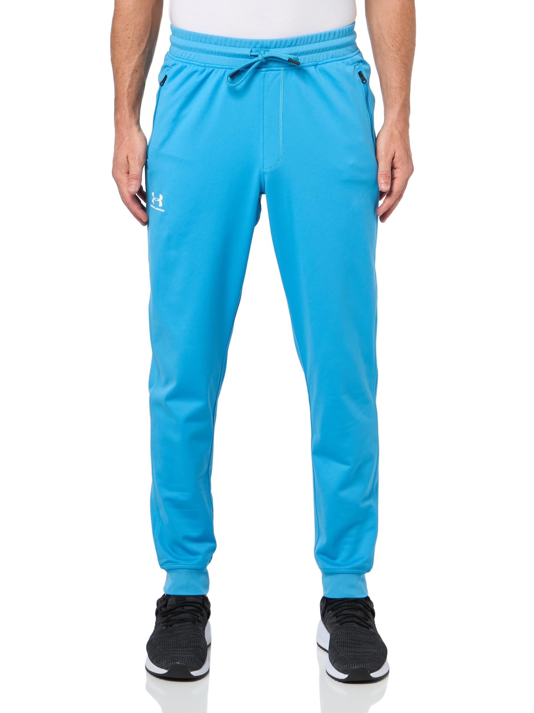 Under Armour Men's Sportstyle Tricot Joggers, (452) Ether Blue / / White, XX-Large