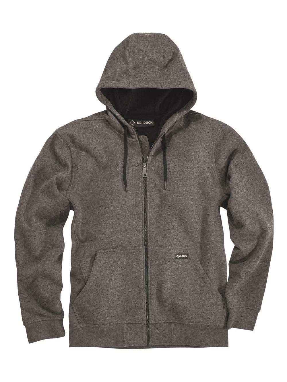 Mens Bateman Power Full Zip Hooded Fleece - BLAcK - S(D0102H78M86)