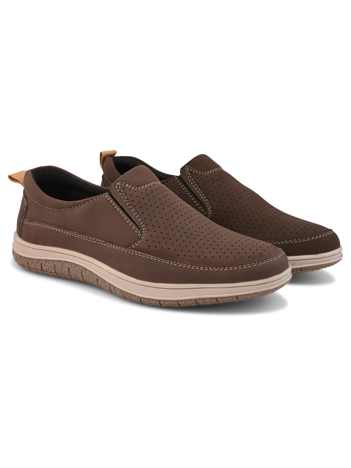STANPHORD Mens ModGent Casual Sneaker 10_UK (TPSI 5010) Brown 10