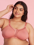 NYKD (NYB101 Cotton Non Padded & Non Wired Everyday Bra for Women | M-Frame Structure for Bounce Control with Full Coverage & Su