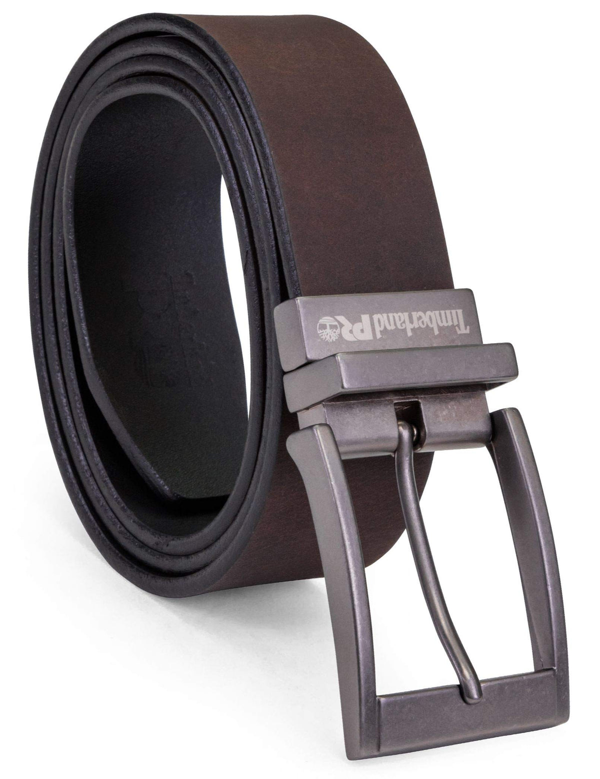 Timberland Pro MenS 38Mm Harness Roller Reversible Leather Belt, Brown/Black, 46 46