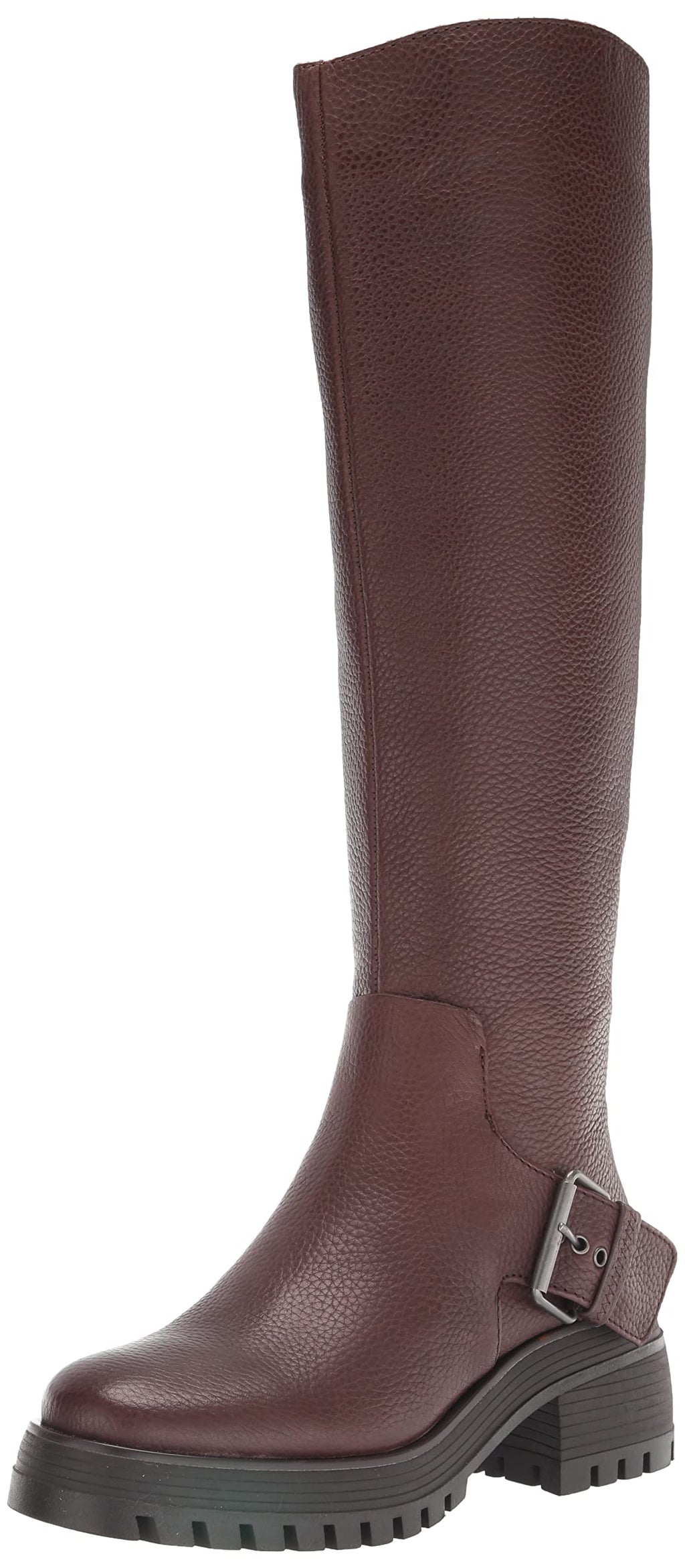 Franco Sarto Womens Julie Knee High Boot Brown 7 M