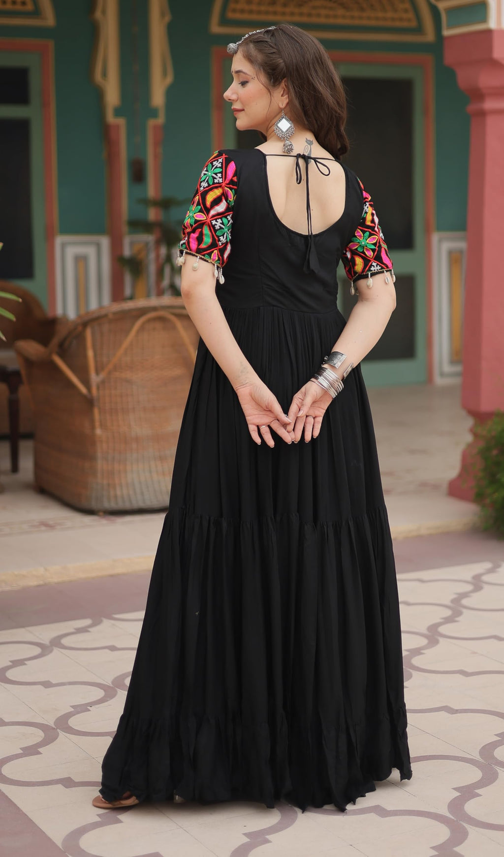 Wedani Georgette Anrakali Kurta Set For Women