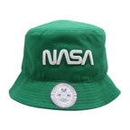 NASA Relaxed Bucket Hat,Worm,Kelly, L_XL