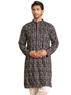 Jompers Mens Embroidered Viscose Kurta