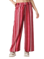 POPWINGS Casual Printed Trouser for Women || Loose Fit Trouser for Women || Latest Stylish Pull-On Trouser for Women || Casual S