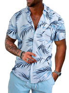 Shasmi Solid Regular Fit Fancy Casual Shirt for Men_Sky Blue