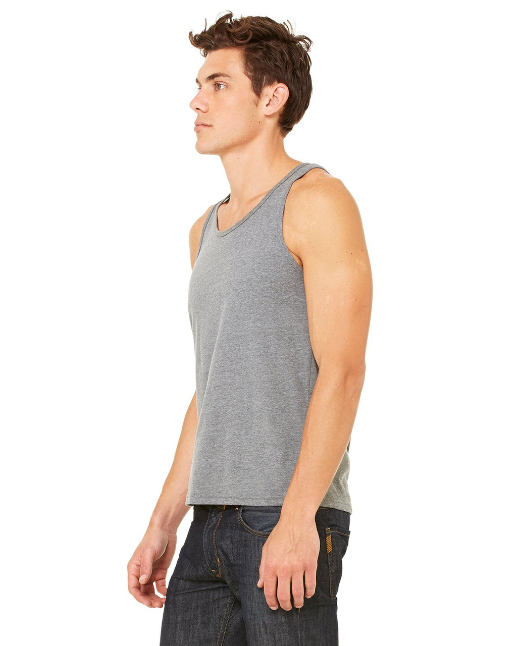 Unisex Jersey Tank - NEON BLUE - XS(D0102H7WAEP)