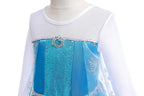 Dressy Daisy Girls' Ice Princess Dress Costume Birthday Halloween Christmas Fancy Party Dresses with Cape Draping