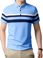 Noble Monk MenS Regular Fit Pure Cotton Polo T Shirt |Half Sleeves |Collar Tshirts | Casual T-Shirt For Men