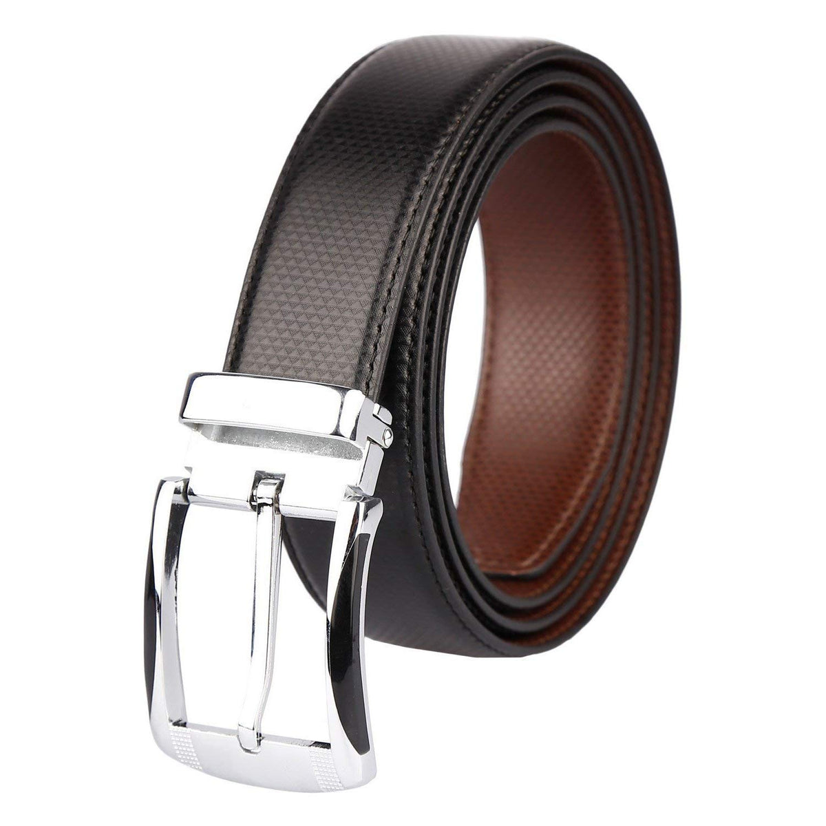 Zoro MenS Vegan Leather Reversible Belt For Men | Rscr04 | Formal/Casual | Black/Brown 28