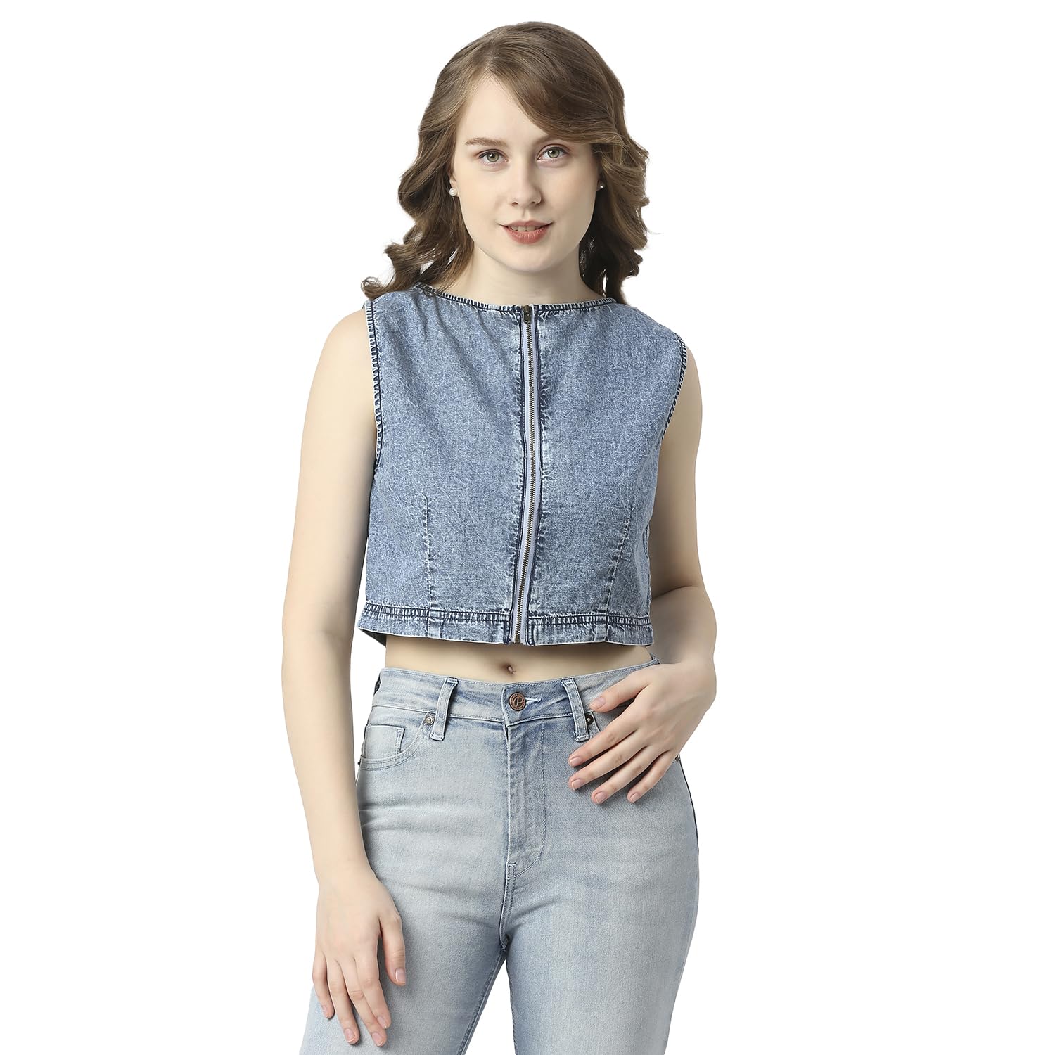 Pepe Jeans WomenS Slim Fit T-Shirt (Pl304565G22_Lt Wash