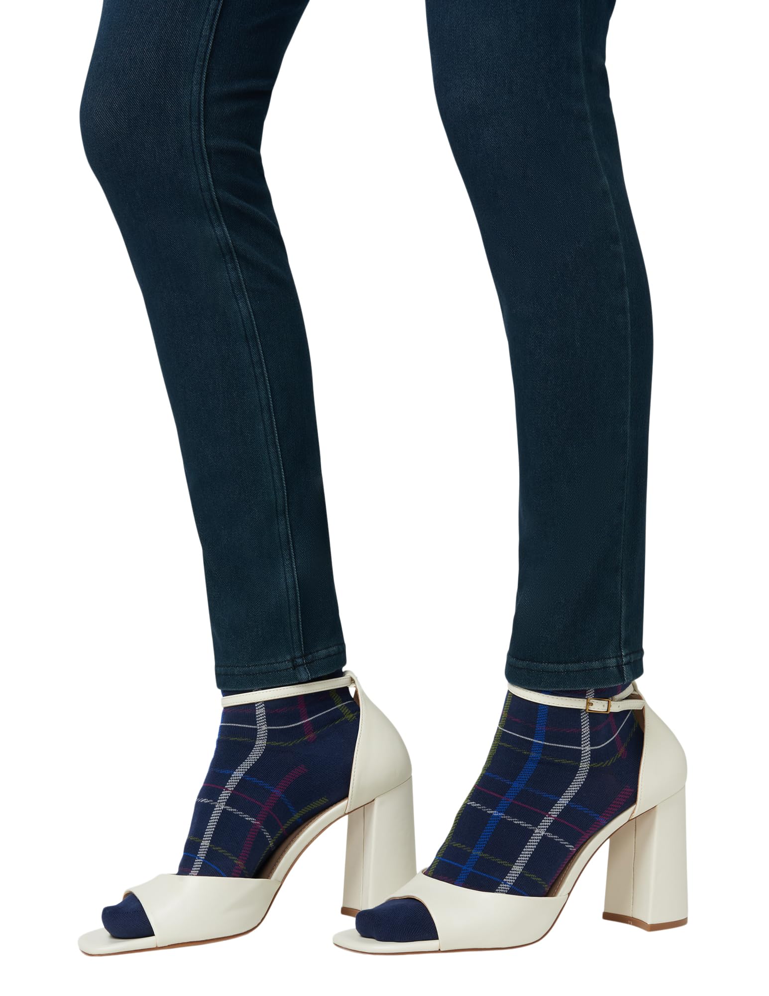 Hue Women's Ultra Soft High Waist Denim Leggings Sockshosiery, -black Indigo Wash, Small