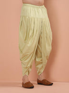 Kisah MenS Black Printed Cotton Kurta & Sage Green Dhoti Set  Ethnic Indian Wear For Weddings, Festivals & Everyday Comfort