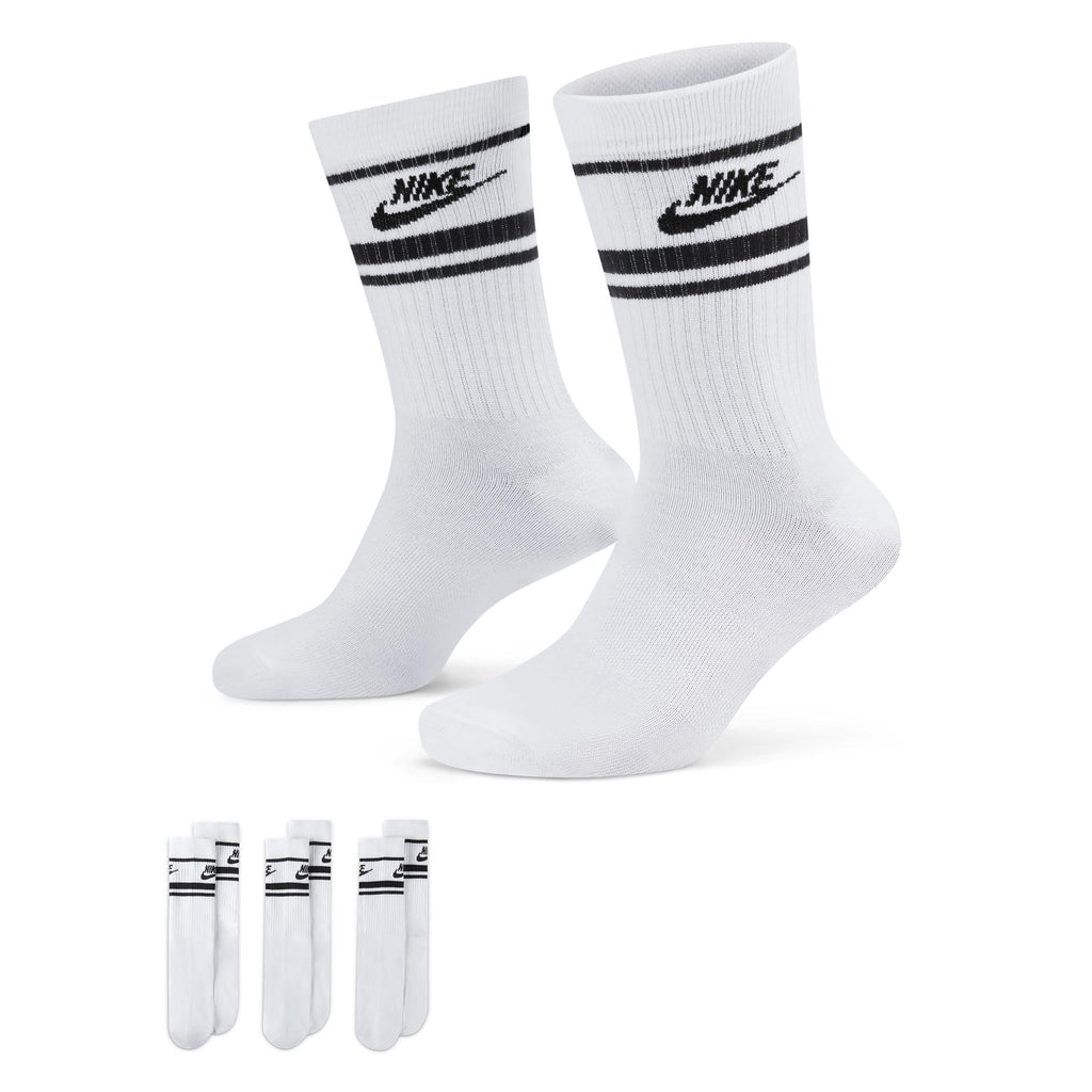 Nike Sportswear Dri-FIT Everyday Essential Crew Socks 3 Pairs Men Running Socks