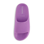 CUSHIONAIRE Women's Feather recovery slide sandals with +Comfort, Lavender 11