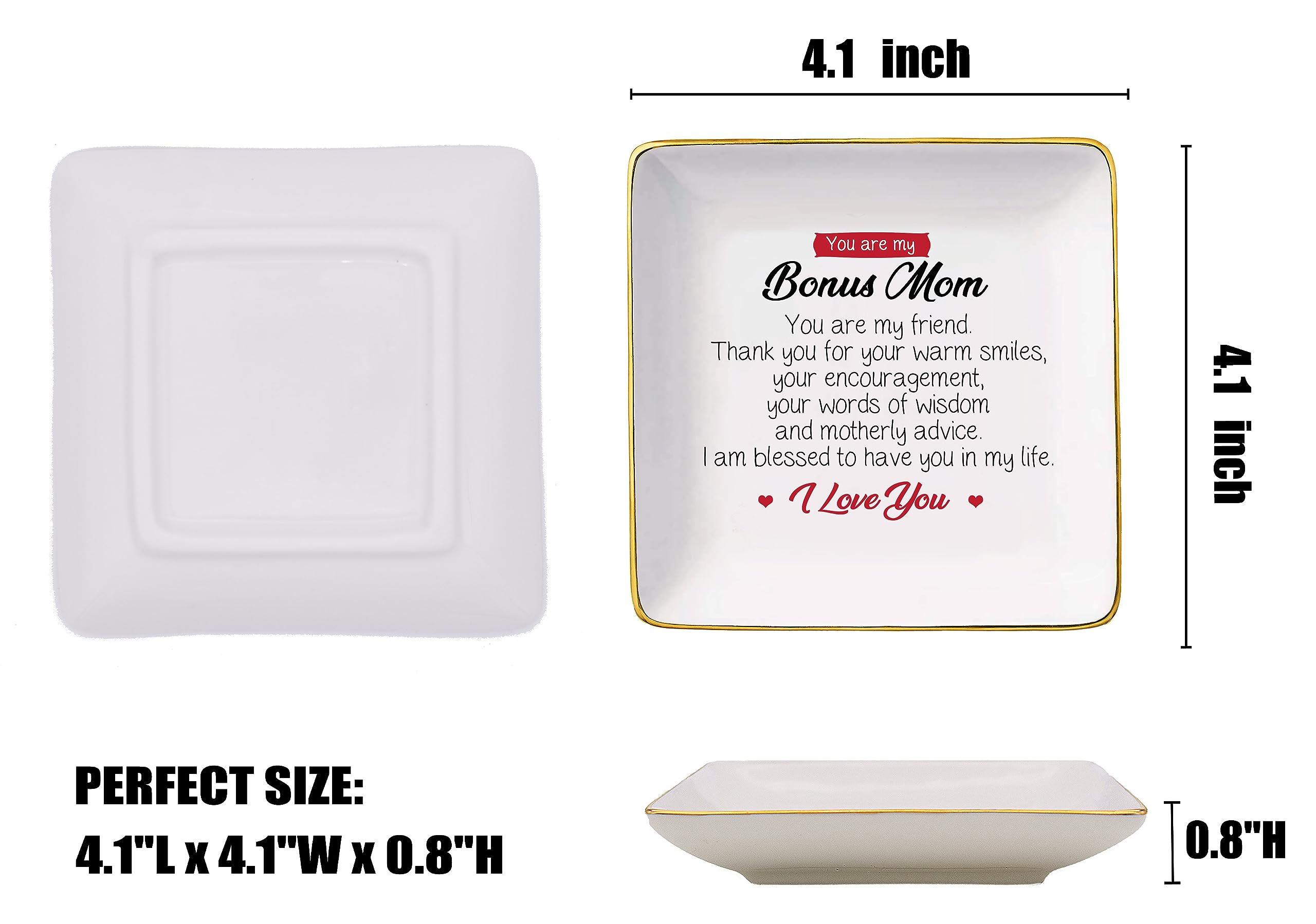 Mother's Day Gift for Bonus Mom,Mother-in-Law Gift,Step Mother Gift-Birthday Gift-Christmas Gift-Unbiological Mom Gift-I Am Bles