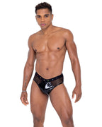 6336 - Men Pride Fishnet & Vinyl Briefs
