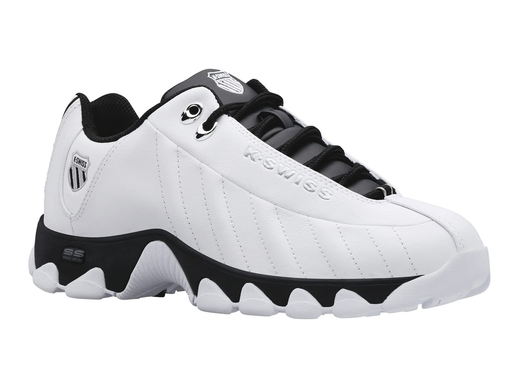 K-Swiss Men's ST329 CMF Sneaker, White/Black, 10.5 XW
