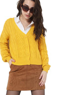 Vero Moda Regular Fit Sweater (10268011_Spicy Mustard_Xl)