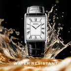 SEIKO Mens Essential SS RECT CASE, WHITE, Mens Standard