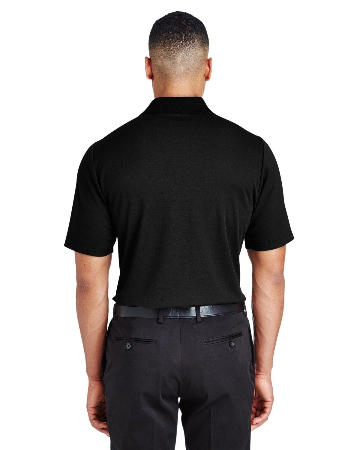 crownLux PerformanceMens Plaited Polo - gRAPHITE - 2XL(D0102H7NSI8)