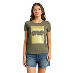 Pepe Jeans WomenS Regular Fit Foil Printed T-Shirts