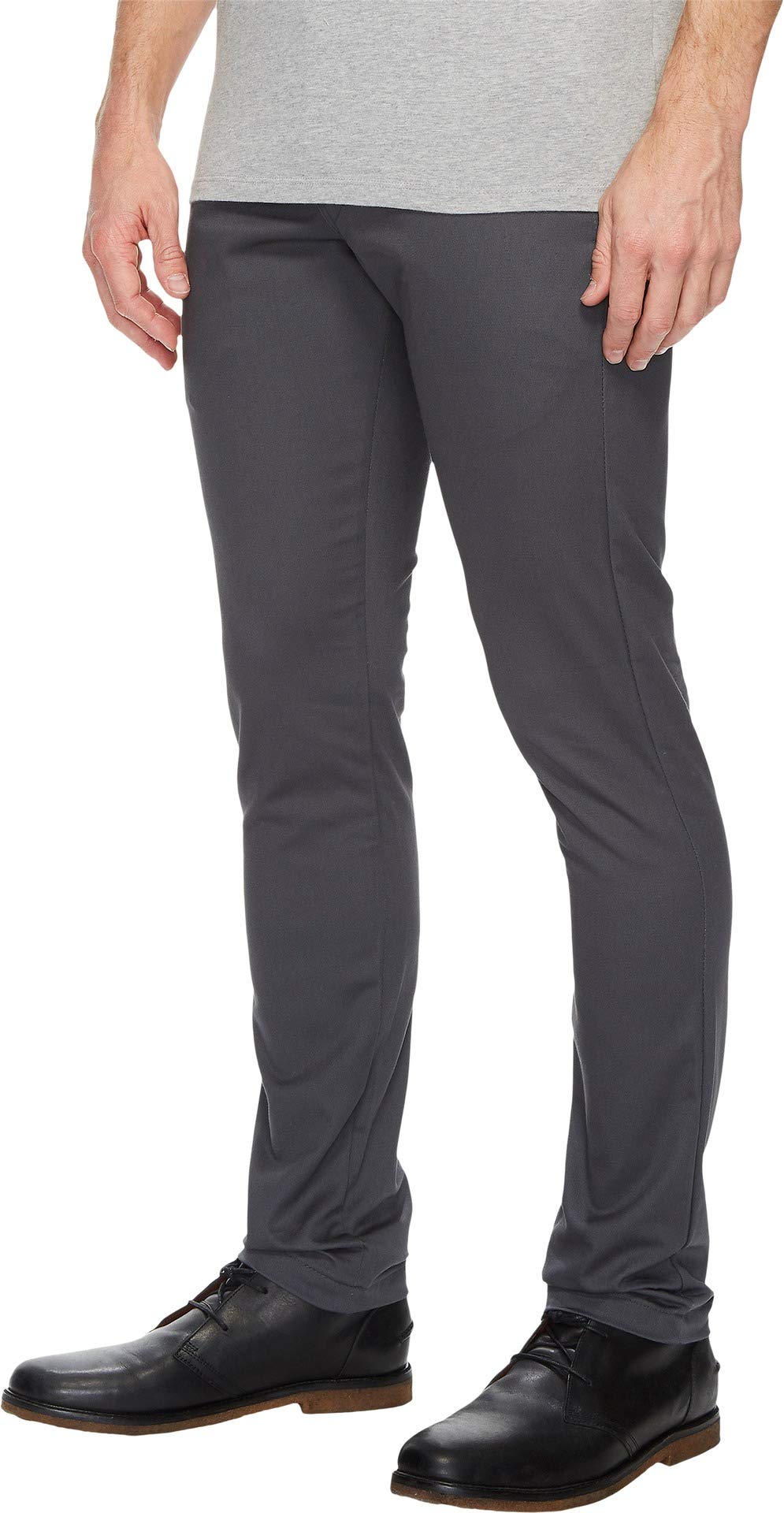 Dickies mens Skinny Straight-fit work utility pants, Charcoal, 28W x 32L US