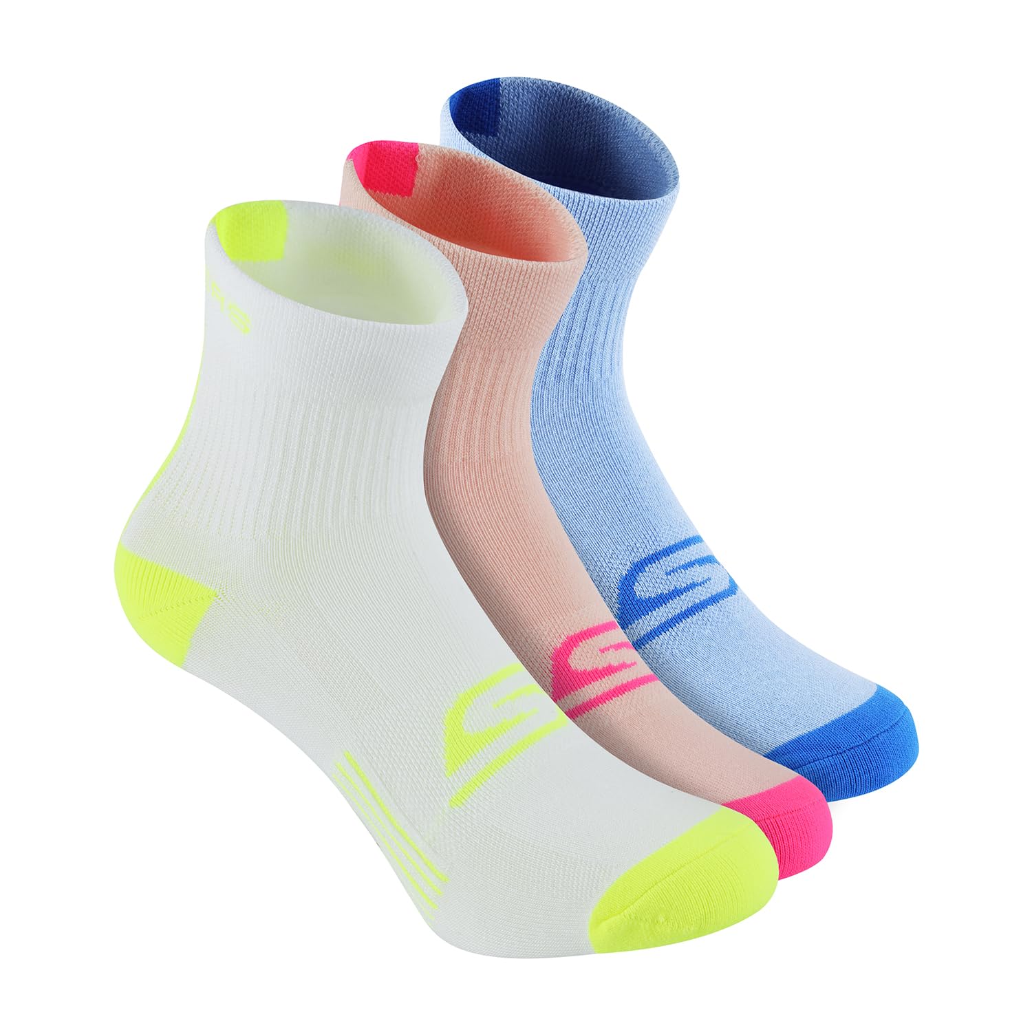 Skechers Women Pack Of 3 Half Terry Ankle Socks