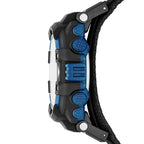 Skechers Men's Keats Digital Chronograph Watch, Color: Black/Blue (Model: SR1035)