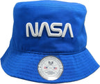 NASA Relaxed Bucket Hat, Worm,Royal, S_M