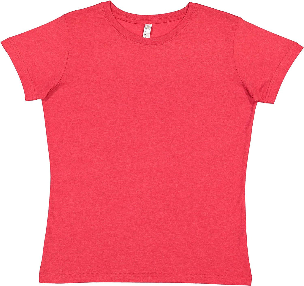 Ladies Fine Jersey T-Shirt - VINTAgE BURgUNDY - XS(D0102H7M2E6)