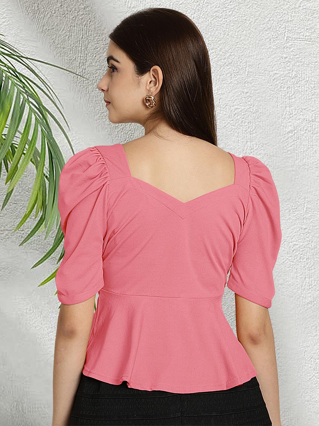 Tee Projekt Solid Stylish Casual Slim Fit Top & Tunic for Women & Girls| Trendy Western Tops for Women Stylish
