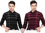 Noble Monk MenS Polo Neck Full Sleeves T-Shirt | Causal Tshirt For Men