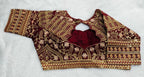 Vihu Fashion WomenS Blouse Readymade Blouse Embroidery Multi Coding Gold Thread Indian Ethnic Designer Stitched WomenS Readyma
