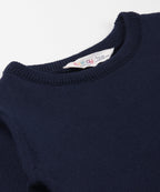 Beebay Kids Unisex Navy Blue X-Mas Tree Crew-Neck Sweater | Soft Cotton Fabric | Round Neck | Boys & Girls