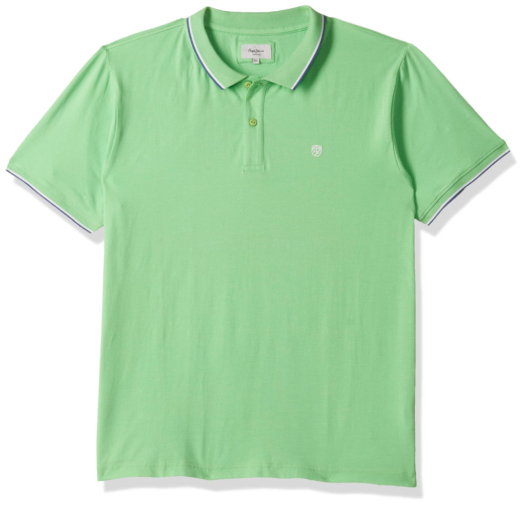 Pepe Jeans MenS Solid Regular T-Shirt (Pm541453_Green 2Xl)