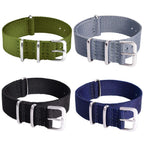 Ritche 22mm Nylon Watch Straps Nylon Replacement Men Women Bands (4 Packs)