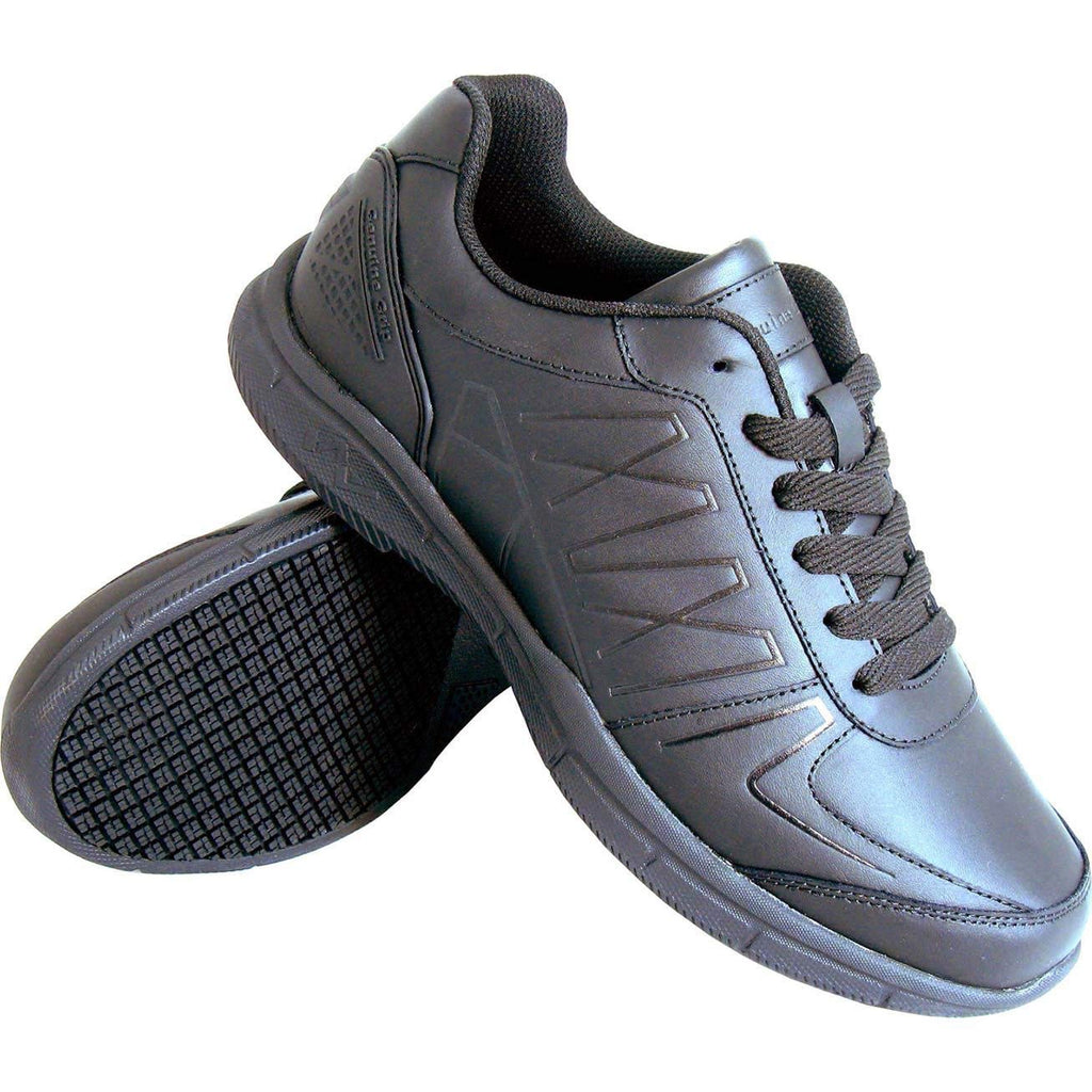 Genuine Grip 1600-10M Mens Slip-Resistant Athletic Work Shoe  Black - Size 10