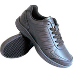 Genuine Grip 1600-10M Mens Slip-Resistant Athletic Work Shoe  Black - Size 10