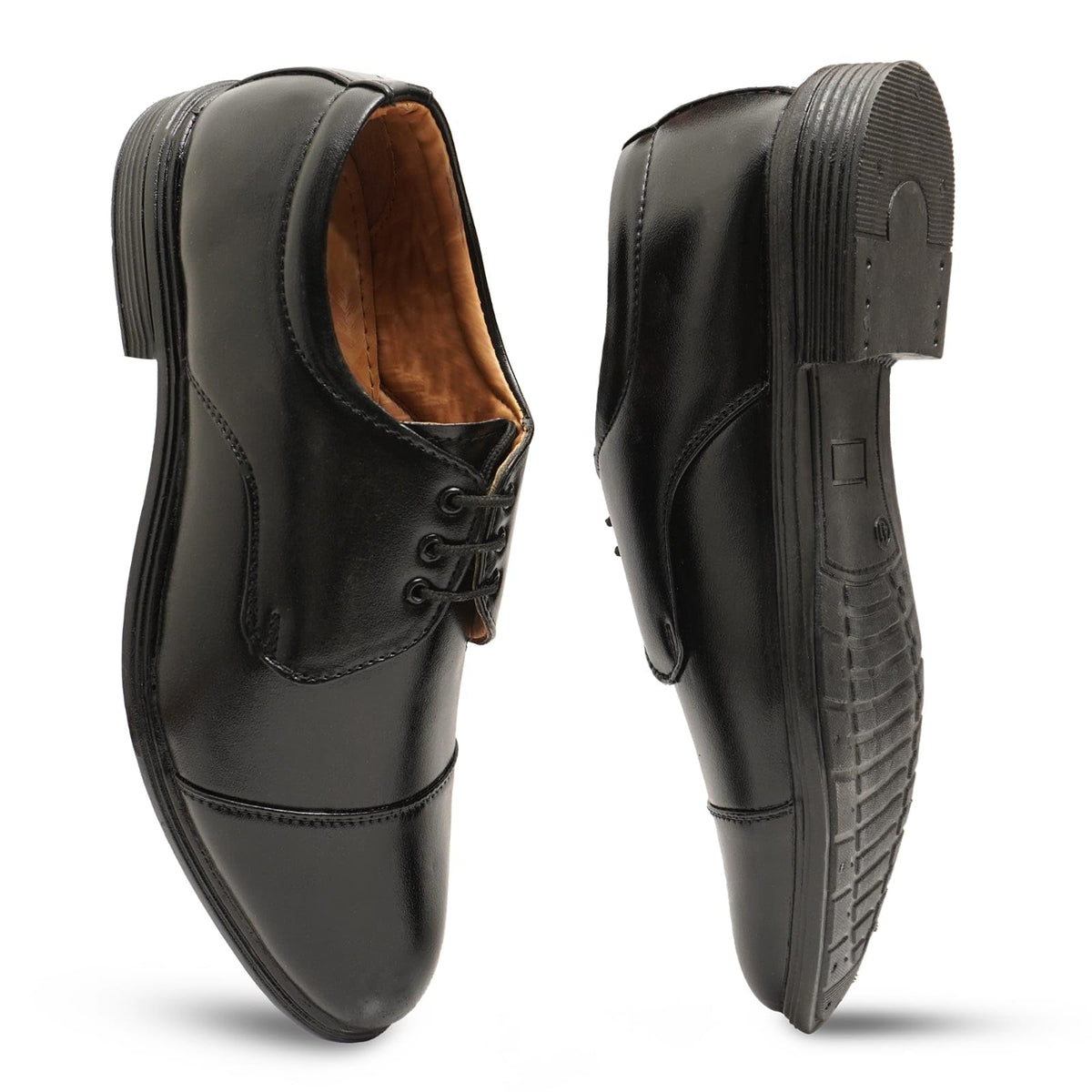 Mens Faux Leather Formal Shoes (Black,9)PID53526 9