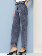 Aarika Girls Light Blue Colour Solid Denim Jeans(9-14 Years)