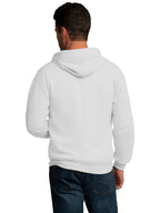 Fruit of the Loom Eversoft Fleece Hoodies, Pullover, Moisture Wicking & Breathable, Sizes S-4x, White Full Zip, Small